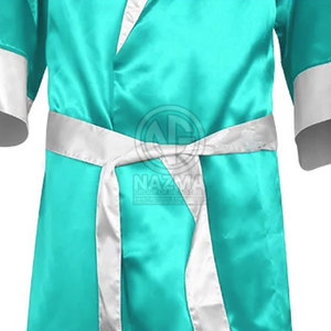 Bata de Boxeo para Hombre Hecha en Pakistán, Colores Personalizados, Ecológica, de Poliéster Transpirable, de Alta Calidad y Cómoda para Entrenamiento - Product Image 5