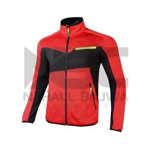 Men's Cotton & Polyester Fleece Workwear Jacket with Customized Logo <b>Outdoor</b> <b>Safety</b> Design Custom Color 2023 - Product Image 4