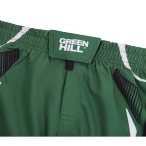 GREEN HILL 2023 Pantalones Cortos de MMA Verdes Personalizados, Ropa Deportiva para Entrenamiento de Combate, Ropa de Gimnasio, Técnica de Sublimación, Elásticos y Lavados - Product Image 3
