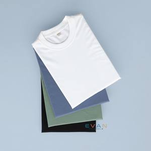 Camiseta de algodón mercerizado 100% para hombre, serigrafía de 180gsm, ropa de hombre Premium bordada - Product Image 4