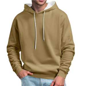 Sudadera con Capucha para Hombre, 100% Algodón, Felpa, con Bordado Personalizable, Impresión Serigrafiada, Transpirable, Diseño Otoñal - Product Image 5