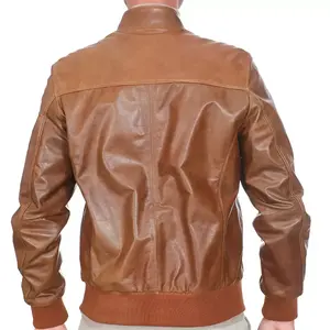 Último diseño transpirable mejor llegada Chaquetas de cuero para hombres Oem Chaqueta de invierno personalizada precio al por mayor duradero Chaqueta de cuero para hombres - Product Image 6