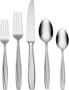 Silverware Big Discount Decorative Silver Luxury <b>Utensil</b> <b>Set</b> with Full Thick Round Design Handle <b>Utensil</b> Cutlery <b>Set</b> - Product Image 3