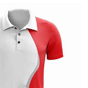 Ensemble polo et pantalon de survêtement personnalisé, sublimé, durable, antibactérien, design blanc et rouge, respirant, séchage rapide, uniforme d'équipe, vêtements de sport - Product Image 4