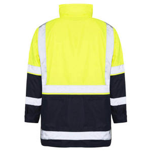 Ropa de trabajo de seguridad de alta visibilidad Chaqueta de trabajo industrial Ropa de trabajo de seguridad reflectante Chaqueta de seguridad para la venta - Product Image 2