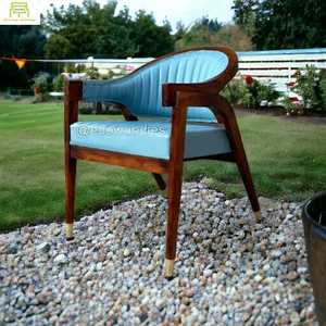Chaise de salle à manger en bois massif de haute qualité, moderne et confortable, pour la maison, l'hôtel, le restaurant, le café - Product Image 5