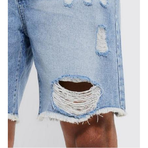 Pantalones cortos vaqueros de hombre de calidad superior nuevo diseño al por mayor precio al por mayor pantalones vaqueros de fitness para hombre a la venta en línea - Product Image 6