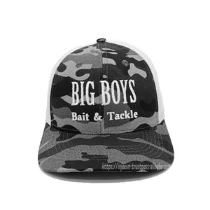 หมวกทรูเกอร์ลายพรางหมวกกีฬา2D เย็บปักแบบโค้งหมวกตาข่ายด้านหลังในเวียดนาม - Product Image 1