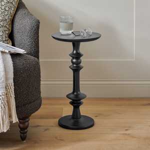 Mesa de Cóctel Moderna de Madera de Mango Pulida de Creaciones Antiguas - Product Image 3