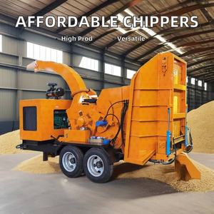 Déchiqueteuse à bois forestière mobile pour moteur diesel nouvelle condition avec composants du noyau de l'engrenage de la pompe Garantie 1 an pour couper les bûches de branche - Product Image 6