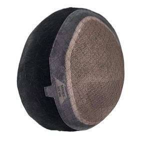 Miraje Model Taz BD Indian Remy Human Hair <b>Toupee</b> Wig with 100% Density Natural Loose Deep Wave & Body Wave Lace PU Base - Product Image 1