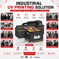 Impresora UV de Inyección de Tinta Automática 2026 Pro A46Pro, 40x60cm, Tamaño A2, Cabezal de Impresión Dual, Tinta UV, Impresora de Etiquetas DTF para Regalos Personalizados