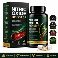 Capsules de renforcement de l'oxyde nitrique, mélange d'arginine, de citrulline, de racine de betterave et de nitrate de spinache, pré-entraînement, endurance, marque privée