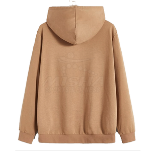 Sweat à capuche d'hiver pour homme avec logo personnalisé OEM 100% coton, poids léger avec motif solide, taux de vente global - Product Image 2