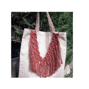 Sac à main en macramé fraîchement conçu, sac à bandoulière pour femme, sac de tous les jours décontracté, pliable, sac de voyage coloré au prix le plus bas - Product Image 1