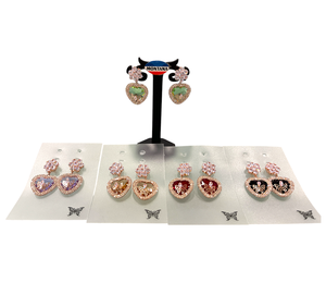 Pendientes AD elegantes para fiesta con diseño llamativo y atractivo tradicional a precio mayorista - Product Image 2