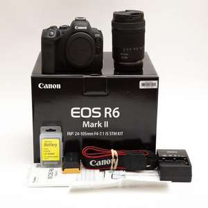 Cámara sin espejo EOS R6 Mark II NUEVA DE CALIDAD con lente de 24-105 mm f/4, sensor CMOS de fotograma completo de 24.2MP - Product Image 3