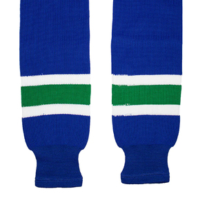 Chaussettes tricotées personnalisées pour le hockey sur glace Chaussettes chauffantes pour le hockey sur glace Chaussettes de hockey sur glace à rayures pour jeunes - Product Image 2
