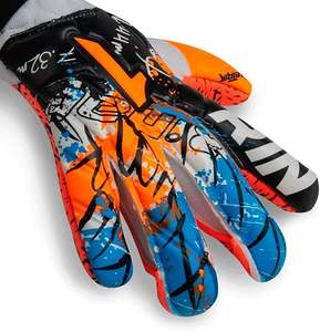 Gants de gardien de but en cuir de qualité supérieure personnalisables, imperméables, à doigts entiers, pour l'extérieur - Product Image 6