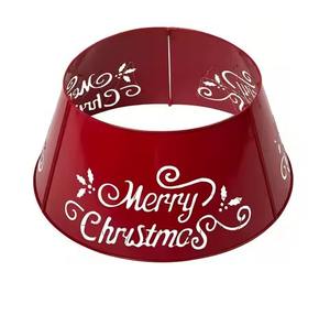 กระโปรงแบบมีปกตั้งสำหรับต้นคริสต์มาสทำจากโลหะอุปกรณ์เสริมสำหรับวันหยุดที่คอเสื้อ - Product Image 5