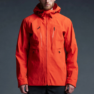 Veste coupe-vent imperméable à séchage rapide pour homme, randonnée en plein air, printemps automne, décontractée, respirante, à capuche, imperméable, logo avant - Product Image 2