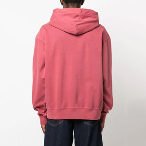 Sweat à capuche pour homme en coton surdimensionné à épaules tombantes avec logo brodé, confortable, style streetwear, avec strass, personnalisable OEM - Product Image 1