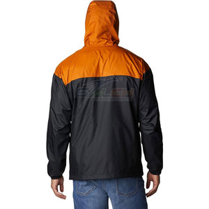 High Quality Lightweight Eco-Friendly Hooded <b>Canvas</b> Winter Windbreaker Bomber Jacket Front Logo Customized Waterproof Design - Product Image 2