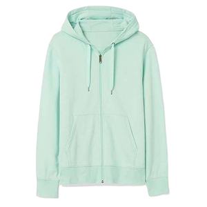 Sudaderas con Capucha Transpirables para Hombre, Ropa Básica con Cierre, Sudaderas con Estampado Puff 100% Algodón - Product Image 1