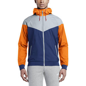 Offre spéciale de veste coupe-vent décontractée de fournisseurs élégants Tissus fantastiques Impression personnalisée Logo de camouflage à quantité minimale de commande bas sur le devant - Product Image 4