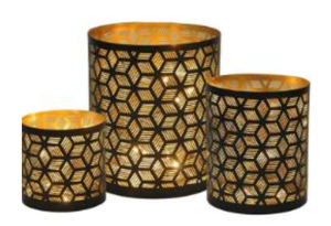 Bougeoir votif en métal de la meilleure qualité, élégant, moderne, fait à la main, design personnalisé de luxe, nouvelle forme unique de fantaisie pour Noël - Product Image 5