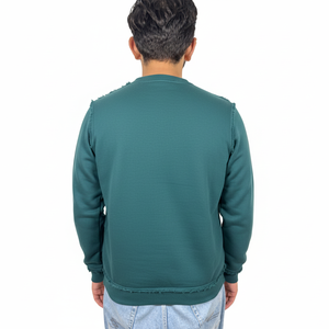 Sweat-shirts d'hiver pour hommes de haute qualité, logo personnalisé, 2 pièces, best-seller, sweat-shirt en molleton/coton surdimensionné - Product Image 4