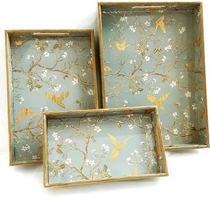 Tablero MDF hecho a mano más vendido, pegatina esmaltada, bandeja de impresión, precio de fábrica, bandejas de madera para servir, decoración Floral para el hogar por HF CRAFTS - Product Image 3