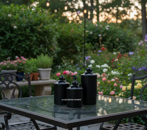 Recipiente de Almacenamiento de Alimentos de Cocina Ecológico, Hecho a Mano, de Acero Inoxidable Negro Estilo Vintage Martillado, con Tapa de Calabaza - Product Image 3