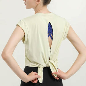 Vente chaude femmes 100% Polyester débardeur personnalisé couleur unie respirant tricoté tissu Hip Hop Style chaud à vendre - Product Image 4