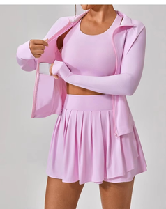 Vêtements de pickleball, vêtements de sport à séchage rapide, vêtements de tennis personnalisés, jupe de padel pour femmes, ensembles de tennis d'extérieur pour femmes - Product Image 1