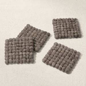 Sous-verres de perles en bois de forme carrée en noyer pour la décoration intérieure et pour les fêtes et les fêtes et autres événements - Product Image 5