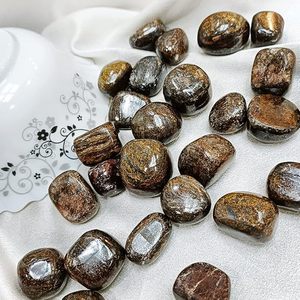 Vente en gros de pierres bronzites polies cristaux de guérison semi-précieux naturels pour la fabrication et la décoration de bijoux - Product Image 5