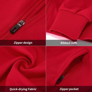 Chaqueta deportiva cortavientos con cremallera completa y logotipo personalizado para hombre, ropa deportiva ligera para gimnasio, correr, ropa de entrenamiento para hombres - Product Image 6