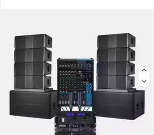 NOUVEAU ORIGINAL Système de haut-parleurs professionnels Line Array avec double subwoofer de 18 pouces et amplificateur de puissance, ensemble complet - Product Image 1