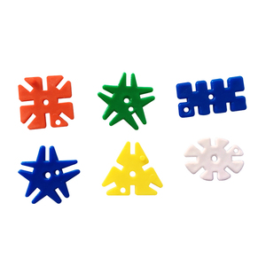 Interlocking <b>Building</b> Block Snowflake Stars Educational <b>Toy</b> Solid Plastic Early Learning STEM <b>Toy</b> - Product Image 1