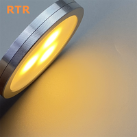 Composant de lampe LED 3D imprimée en cercle, lumière nocturne à double CCT, modèle MH001, pièces d'imprimante Maker Treasure Toy pour kit de lampe LED Bambu Lab