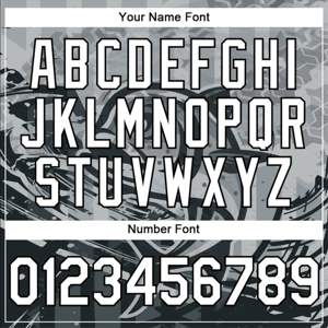 Blouson aviateur 3D de pêche au poisson géant blanc-noir gris personnalisé veste à capuche Varsity Letterman - Product Image 3