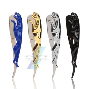 Rasoirs de barbier à lame unique de haute qualité Rasoirs en forme de gorge coupés avec logo personnalisé Rasoirs à lame unique avec logo personnalisé - Product Image 6