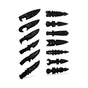 สีดำ Obsidian athame Obsidian Arrowhead ทำด้วยมือของขวัญพลอยพรีเมี่ยมสำหรับมือของเธอเคาะกริชคริสตัลพิธีกรรมทางจิตวิญญาณ - Product Image 6