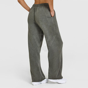 OEM Service Quick Dry Best Price Women Acid Wash <b>Trouser</b> Best Selling Women Acid Wash <b>Trouser</b> - Product Image 2