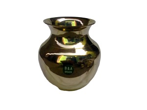 Lota ทองเหลืองมล. คุณภาพสูงเคลือบเงาสีทองสำหรับวัดและโบสถ์สำหรับงานเฉลิมฉลองเทศกาลดิวาลี - Product Image 5