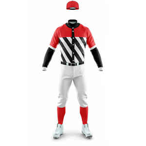 Meilleures ventes Ensemble d'uniformes de baseball personnalisés pour hommes Polyester respirant avec techniques brodées uni grande taille pour les équipes sportives - Product Image 1
