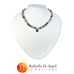 Collar de Jaspe Dálmata Informal/Deportivo para Mujer de Raffaella De Angeli, Colgantes de Moda Chapados en Oro y Rodio - Product Image 2