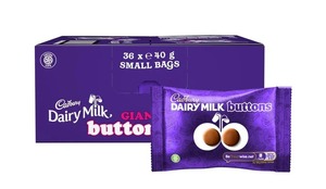 Cadbury Giant Milk Chocolate Buttons - 40g (<b>Box</b> of 36) - Product Image 3