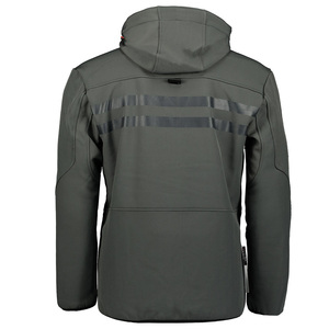 Nueva llegada chaqueta de viaje de poliéster transpirable para hombres, ropa de trabajo y exteriores Softshell personalizada, bolsillos interiores de malla ventilados - Product Image 6